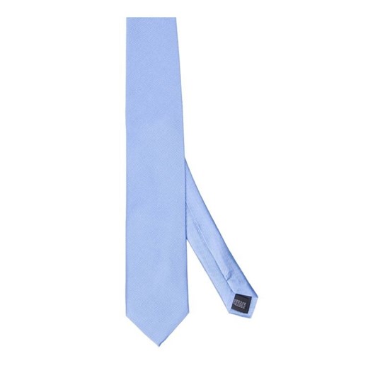 Błękitny krawat jedwabny