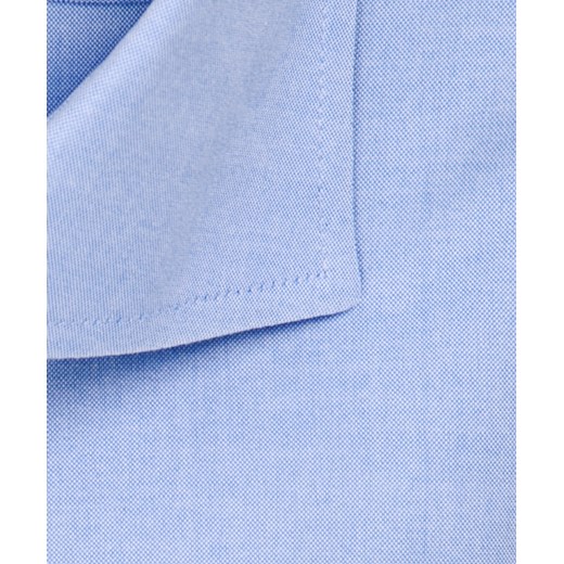 Elegancka niebieska koszula męska Profuomo TRAVEL w niebieską strukturę