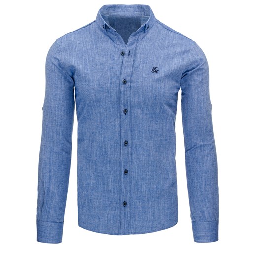 Koszula męska niebieska (dx1030)   XL DSTREET