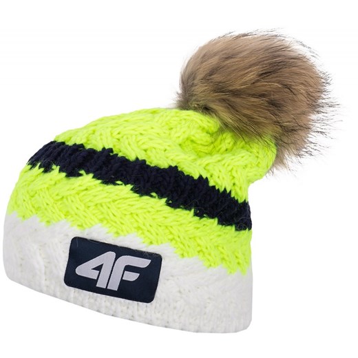 [C4Z15-CAD401AR] Czapka damska PZN CAD401AR - neonowa limonka