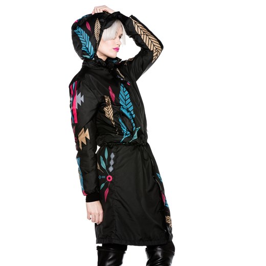 Płaszcz Ethnic Składak Colorat czarny M showroom.pl
