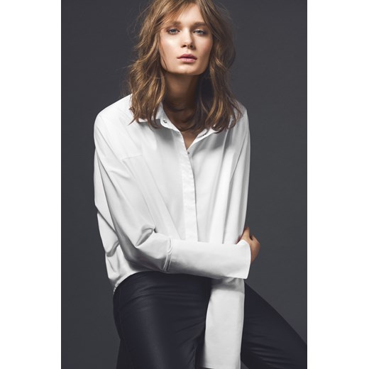 Biała koszula nietoperz z długimi rękawami Mmc OneSize showroom.pl