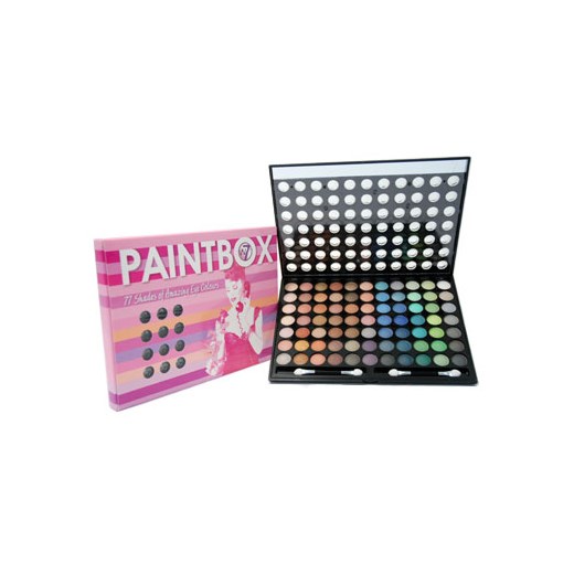 W7 PAINTBOX EKSKLUZYWNA PALETA CIENI 77 KOLORÓW W7 rozowy Nocanka Drogeria Internetowa