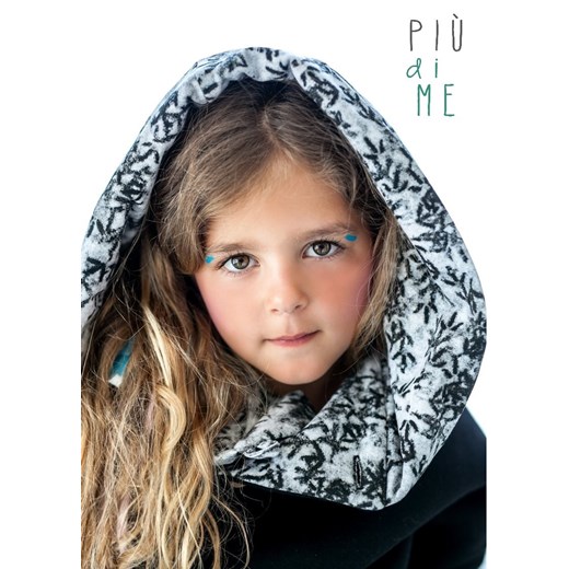 Bluza SECRET MONK / BLACK & TRACERS PRINT Più Di Me  110 kids.showroom.pl