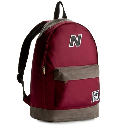Plecak NEW BALANCE - NB9991 Burgundy/Grey 420 brazowy New Balance  eobuwie.pl