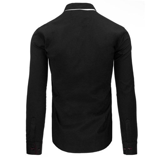 Koszula męska czarna (dx1004)  czarny L DSTREET