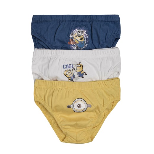 Majtki chłopięce, Minionki, 3 szt. Odzież Licencyjna 116,104,140,128 smyk