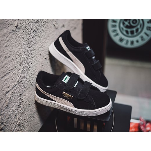 Buty dziecięce sneakersy Puma Suede 2 Straps Kids 356274 01 Puma  31 sneakerstudio.pl wyprzedaż 