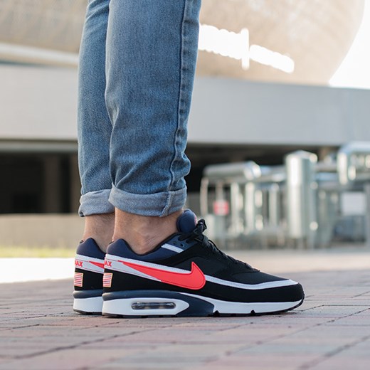 Buty męskie sneakersy Nike Air Max BW Premium USA "Olympic Pack" 819523 064 niebieski Nike 42 wyprzedaż sneakerstudio.pl