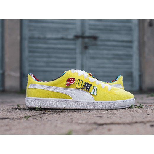 puma basket zielone