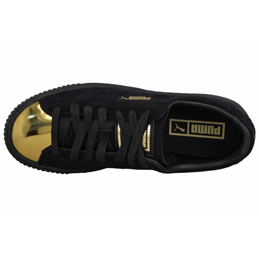 Buty damskie sneakersy Puma Suede Platform Gold 362222 02 Puma czarny 38 okazja sneakerstudio.pl
