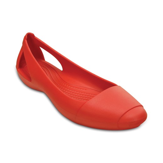 BALERINY CROCS SIENNA FLAT 202811 FLAME czerwony Crocs 41 okazja yessport.pl