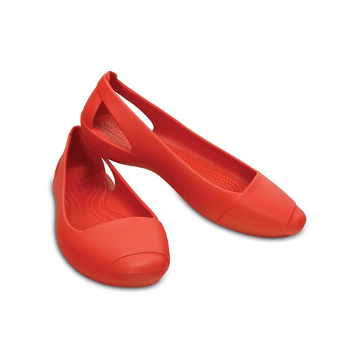 BALERINY CROCS SIENNA FLAT 202811 FLAME Crocs pomaranczowy 38-39 okazja yessport.pl