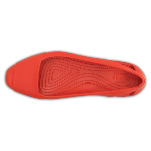 BALERINY CROCS SIENNA FLAT 202811 FLAME pomaranczowy Crocs 39-40 okazyjna cena yessport.pl