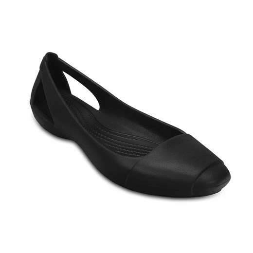 BALERINY CROCS SIENNA FLAT 202811 BLACK czarny Crocs 38-39 wyprzedaż yessport.pl 