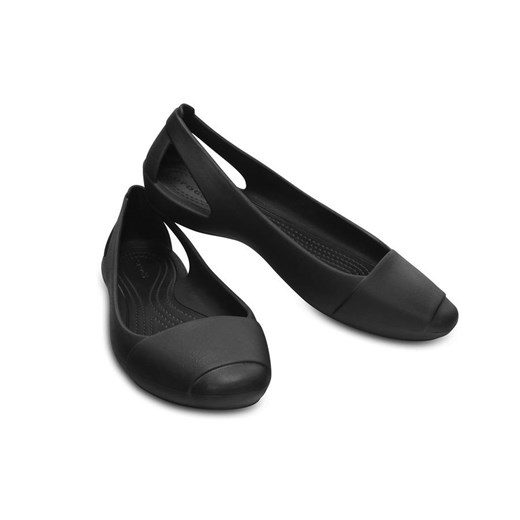 BALERINY CROCS SIENNA FLAT 202811 BLACK czarny Crocs 39-40 okazyjna cena yessport.pl