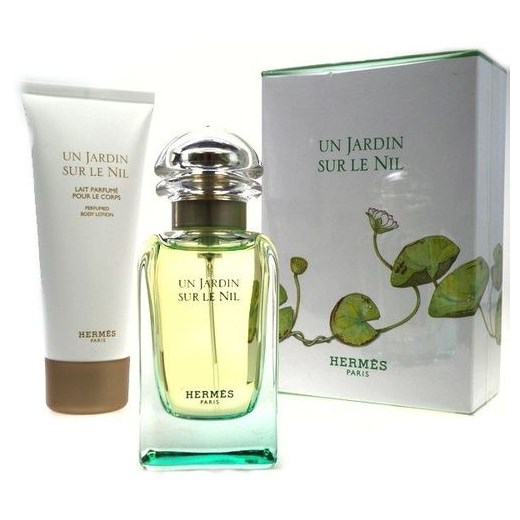Hermes Un Jardin Sur Le Nil W Zestaw perfum Edt 50ml + 75ml Balsam e-glamour szary balsamy