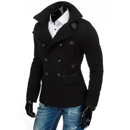 Płaszcz męski czarny (cx0322)   XL DSTREET