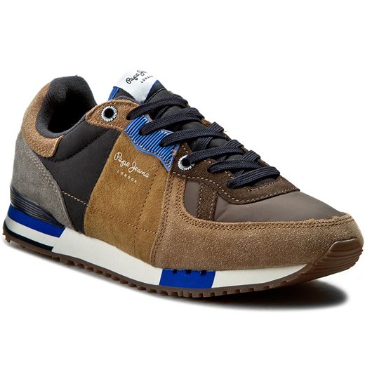 Sneakersy PEPE JEANS - Tinker Mix PMS30274 Tobacco 859 Pepe Jeans brazowy 40 eobuwie.pl