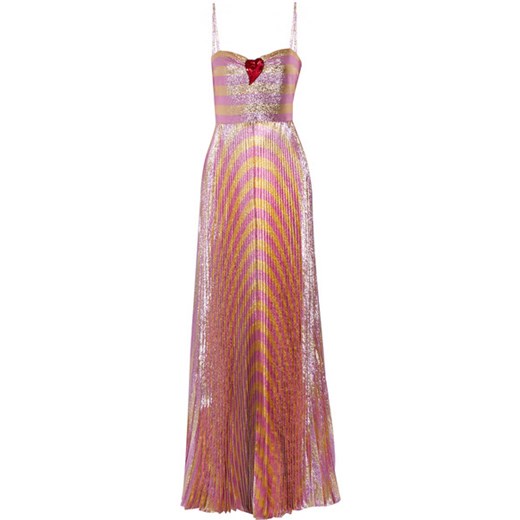 Embellished striped lamé gown   Gucci  NET-A-PORTER