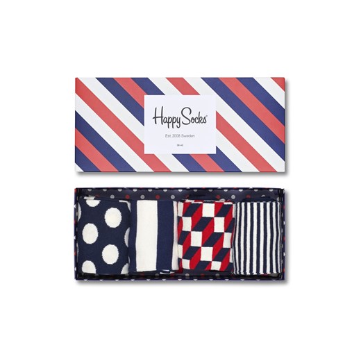 Happy Socks - Skarpety Giftbox (4-pack) Happy Socks  41/46 ANSWEAR.com