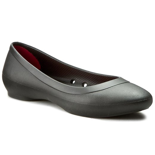 Baleriny CROCS - Lina Flat W 203404 Black Crocs  37.5 eobuwie.pl