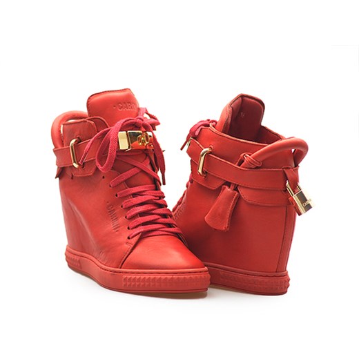 Sneakersy Carinii B3767-H54-000-PSK-B88 Czerwone lico Carinii czerwony  Arturo-obuwie