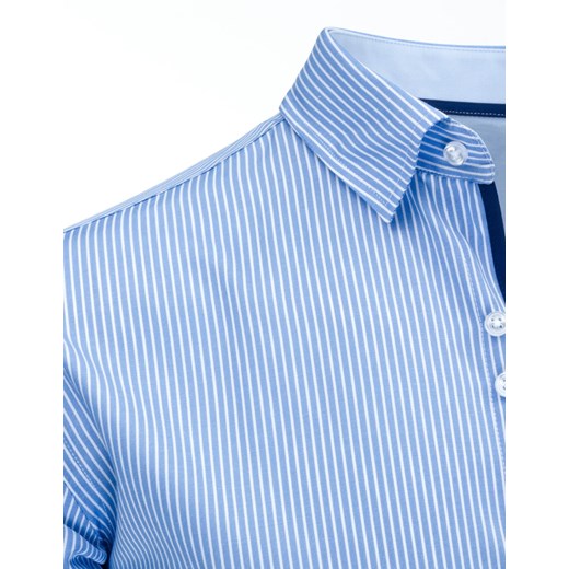 Koszula męska niebieska (dx1059)   L DSTREET