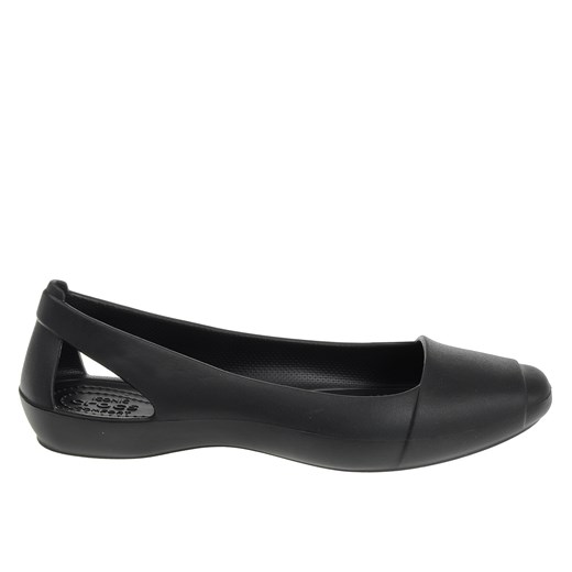 Sienna Flat Black Crocs  33-34 London Shoes
