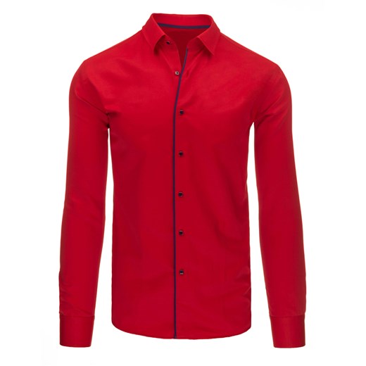 Koszula męska czerwona (dx1067)   XXL DSTREET