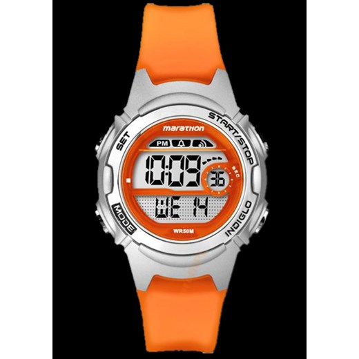 Zegarek damski Timex Marathon TW5K96800 pomaranczowy Timex  alleTime.pl