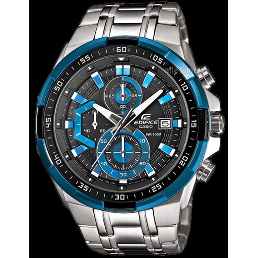 Zegarek męski Casio EDIFICE EFR-539D /2 + PUDEŁKO zielony Casio  alleTime.pl