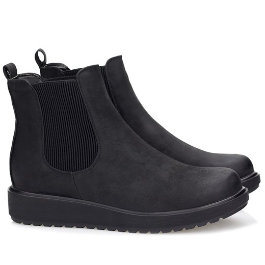 Botki Notter Nubuck Black Brilu szary 39 okazyjna cena brilu.pl 