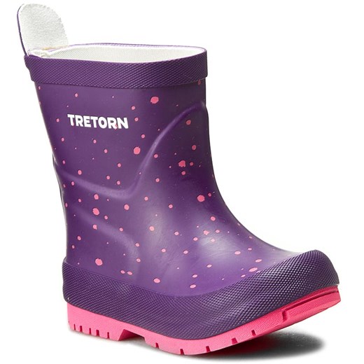 Kalosze TRETORN - Sticky Dots 473280 Purple  Tretorn 30 eobuwie.pl