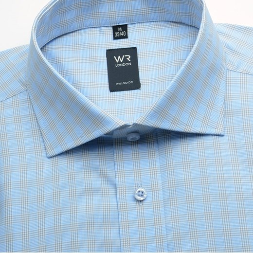Koszula WR London (wzrost 176/182) willsoor-sklep-internetowy niebieski taliowana
