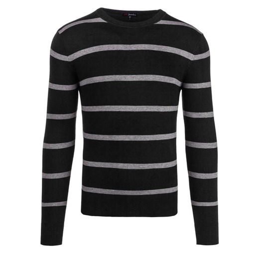 Czarny sweter męski Denley 1028