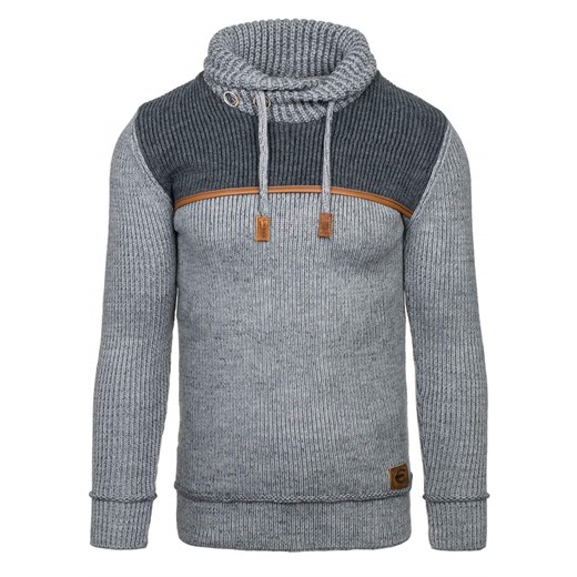 Szary sweter męski Denley 525