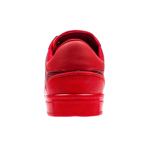 Czerwone buty męskie Denley 3027