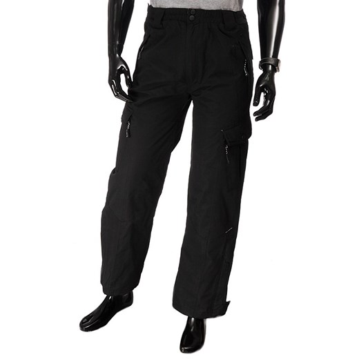 Czarne spodnie narciarskie męskie Denley EW-M-12