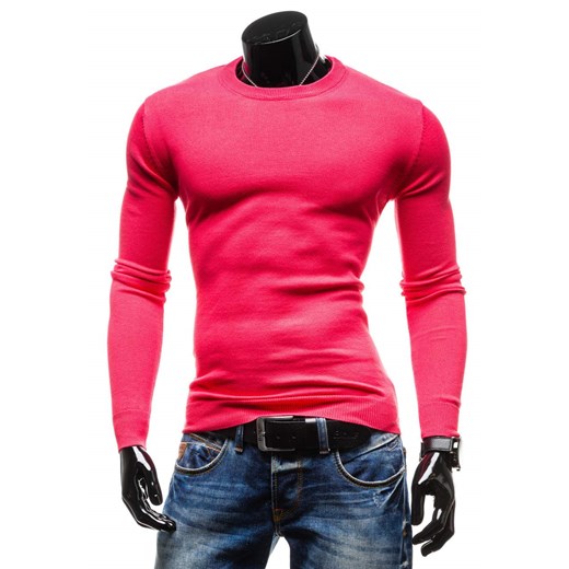 Różowy sweter męski Denley 5985