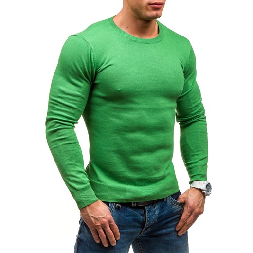 Zielony sweter męski Denley 1805