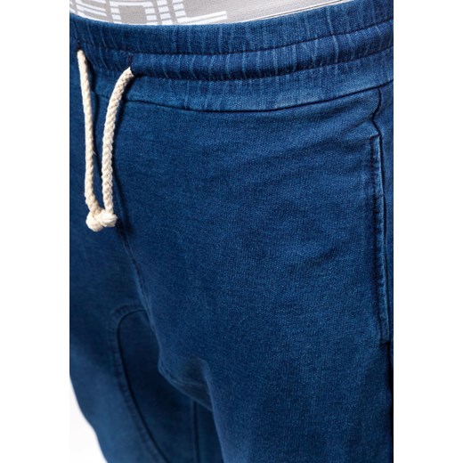 Granatowe spodnie męskie baggy Denley 2710