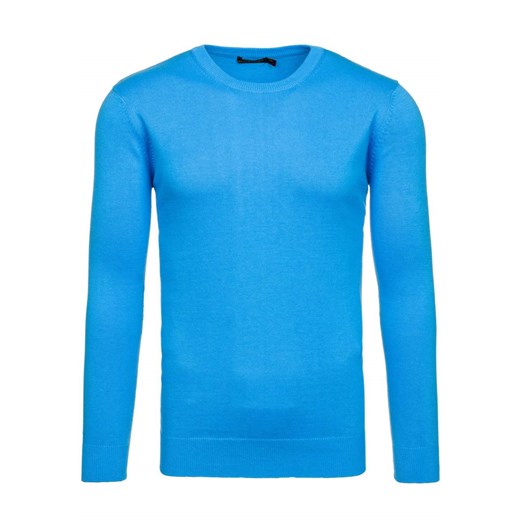 Błękitny sweter męski Denley 1804
