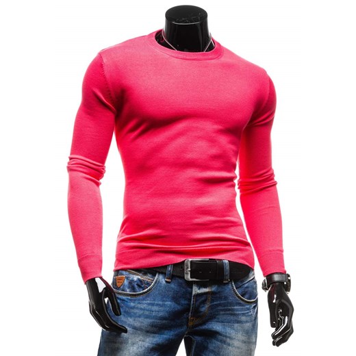 Różowy sweter męski Denley 5985