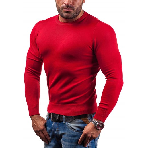 Czerwony sweter męski Denley 891