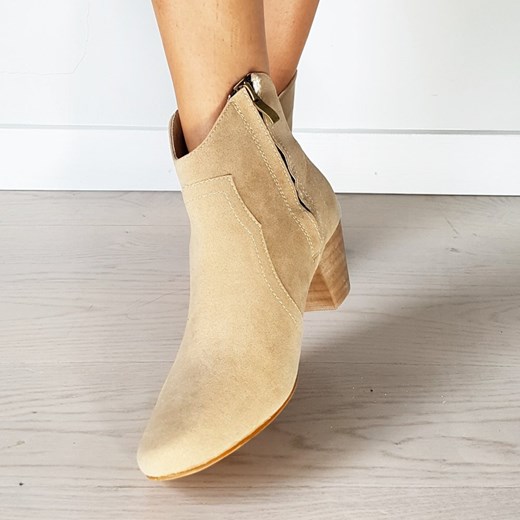 Botki Camel izz brazowy 40 VARLESCA