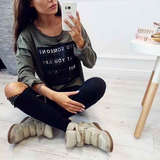 Bluza someone khaki  czarny uniwersalny VARLESCA