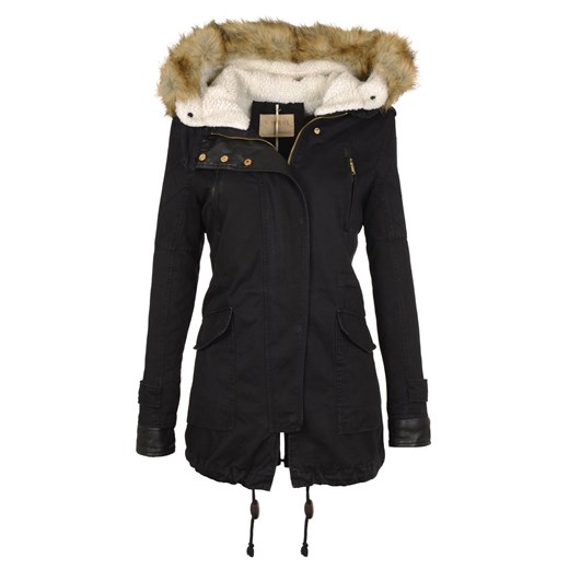 Damska parka 2w1 czarna