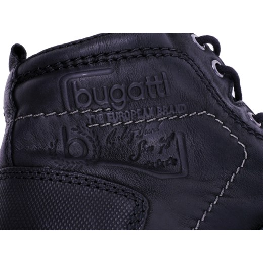 Czarne trzewiki męskie Bugatti 311-17330-3200-1000 czarny Bugatti 43 Aligoo