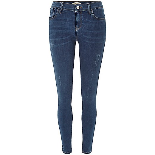 Mid blue wash Amelie super skinny jeans 